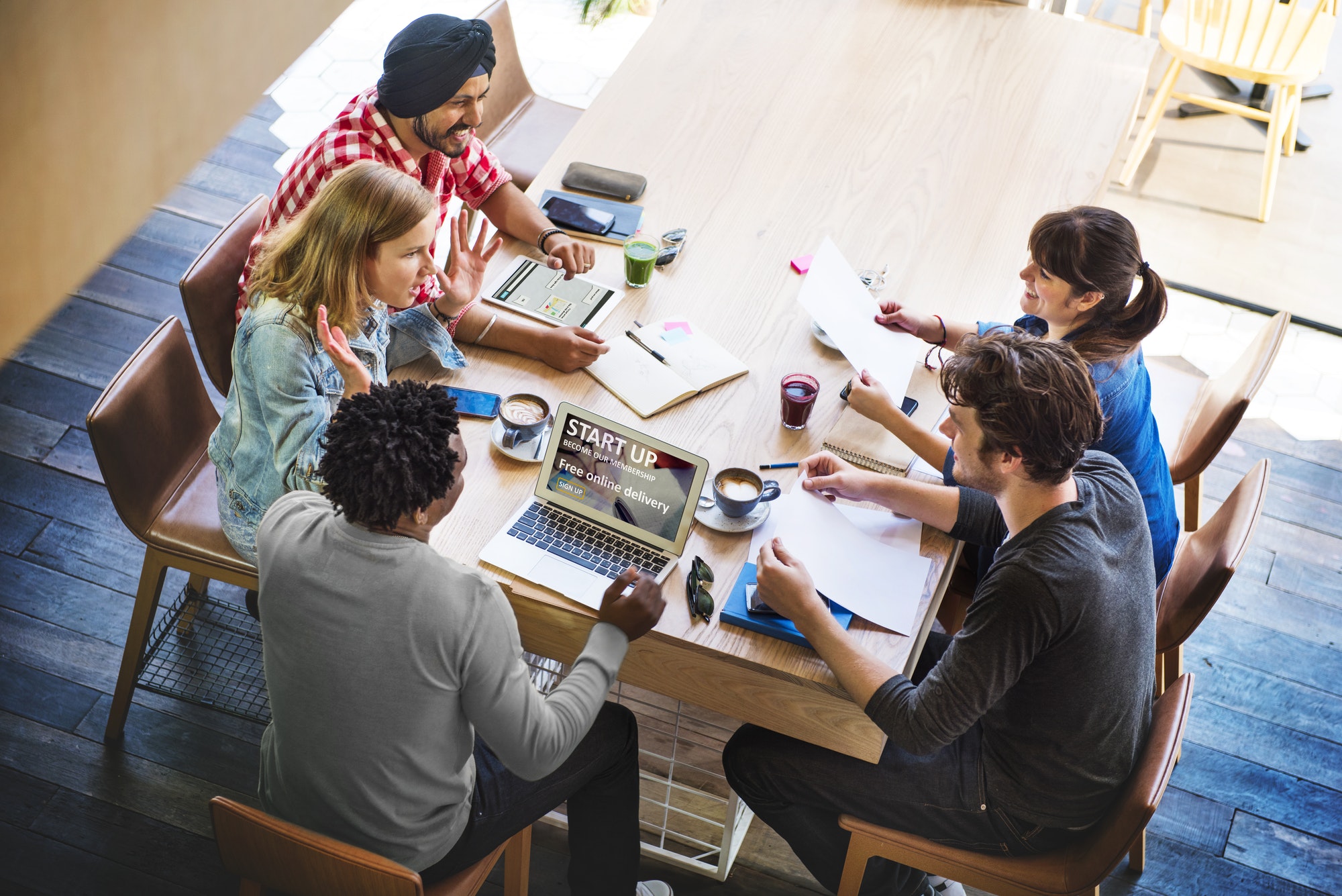 Startup New Business Launch Growth Success Concept