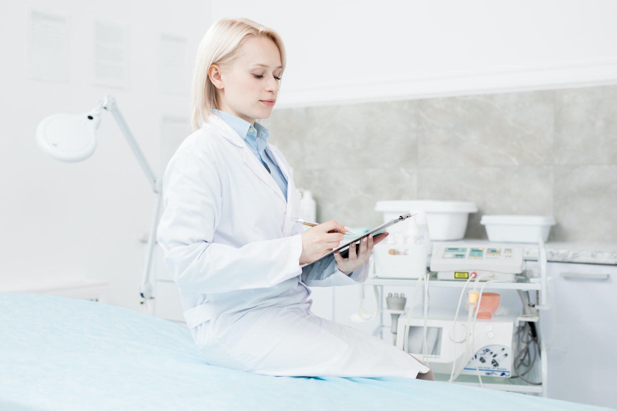 Working in hospital